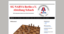 Desktop Screenshot of narva-schach.de