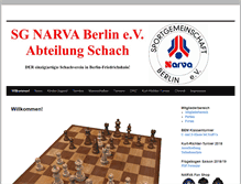 Tablet Screenshot of narva-schach.de